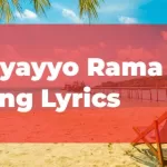Ayyayyo Rama song Lyrics new Baang Movie