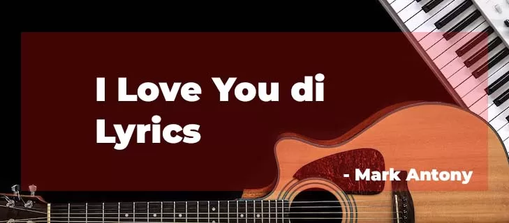 Mark Antony - I Love You di Lyrics in Tamil